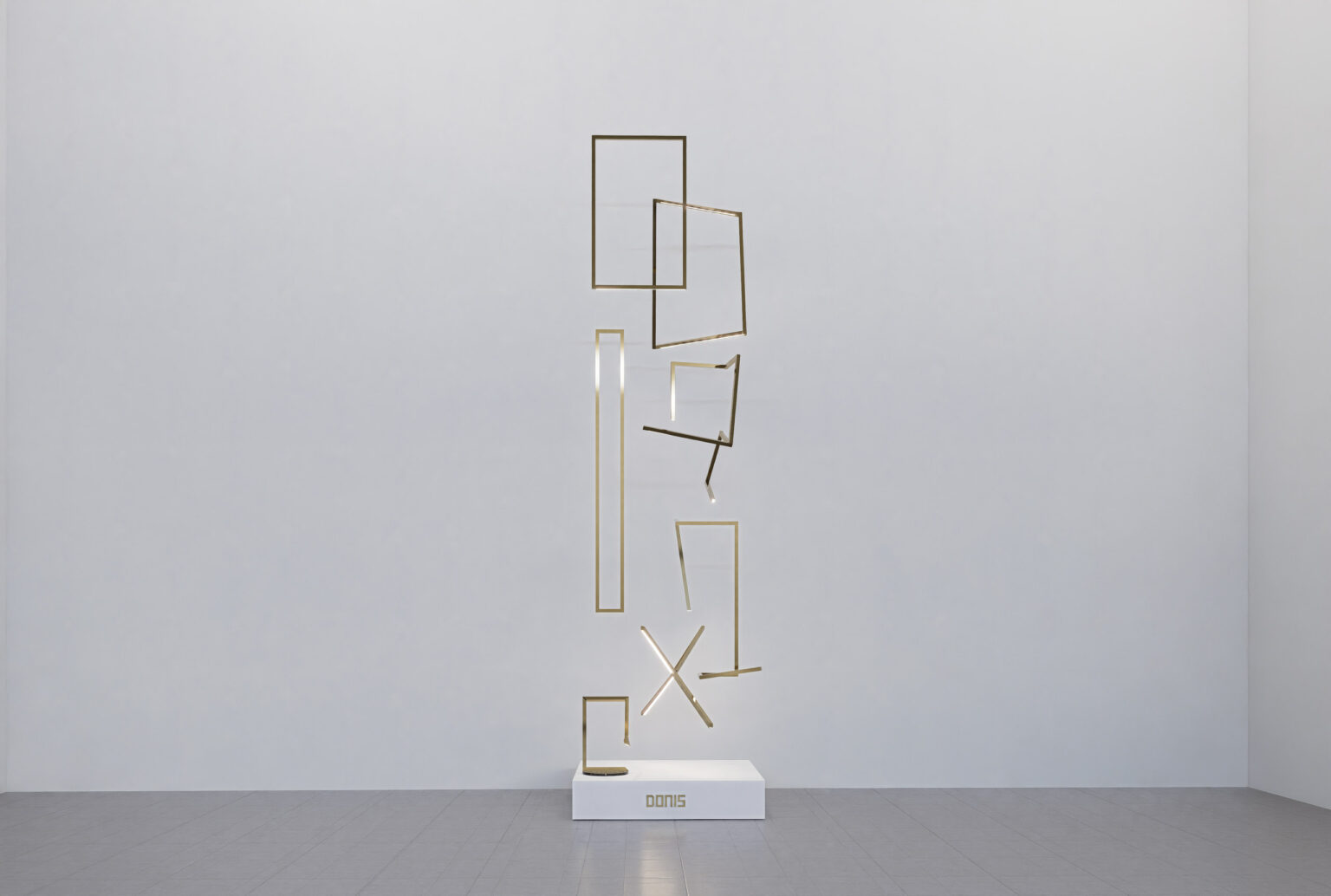 Dubai Frame Collection brass lamps