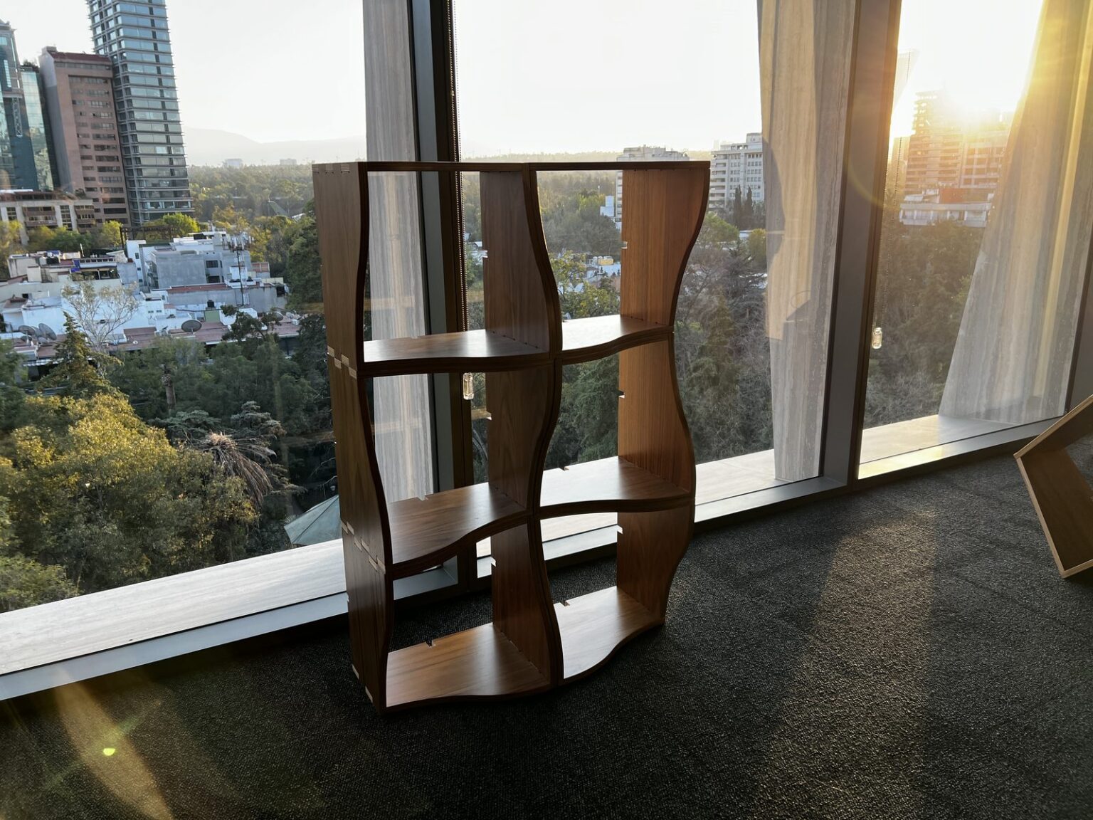 Luna Park Curvilinear Bookcase